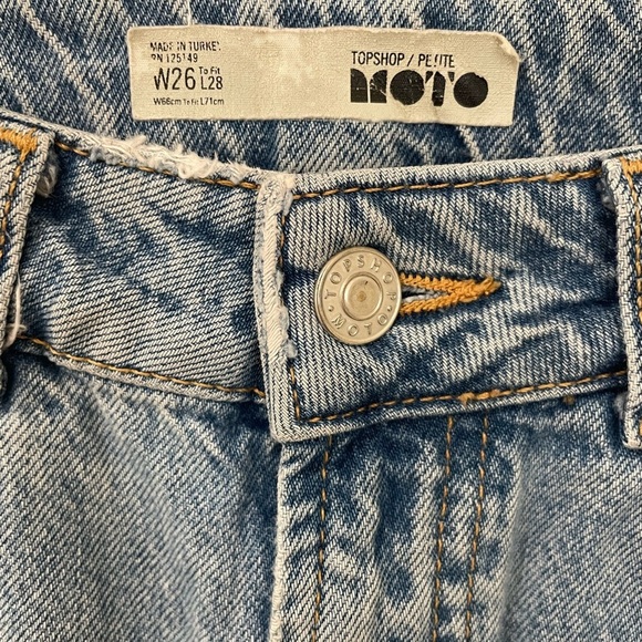 Topshop Moto Flare Wide Leg Jeans - Picture 5 of 6